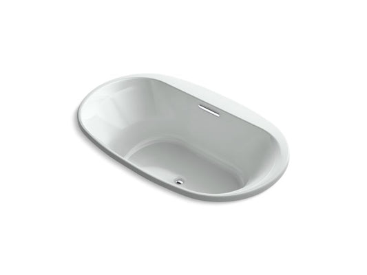 KOHLER K-5718-VB-95 Underscore 71-1/2" X 41-9/16" Drop-In Vibracoustic Bath In Ice Grey