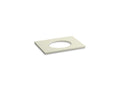 KOHLER K-5422-S35 Solid/Expressions 31" vanity-top with single Verticyl oval cutout