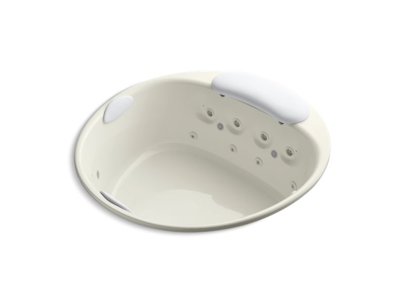 KOHLER K-1394-H2-96 RiverBath 66" drop-in whirlpool with chromatherapy and heater without jet trim