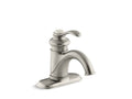 KOHLER K-12181-BN Fairfax Centerset bathroom sink faucet with single lever handle