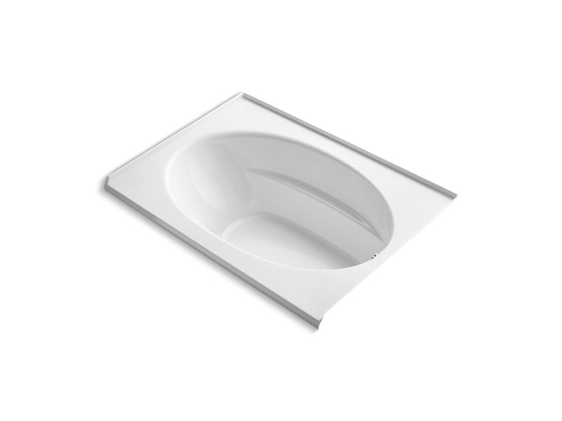 KOHLER K-1113-R-0 White Windward 60" x 42" alcove bath with integral flange and right-hand drain