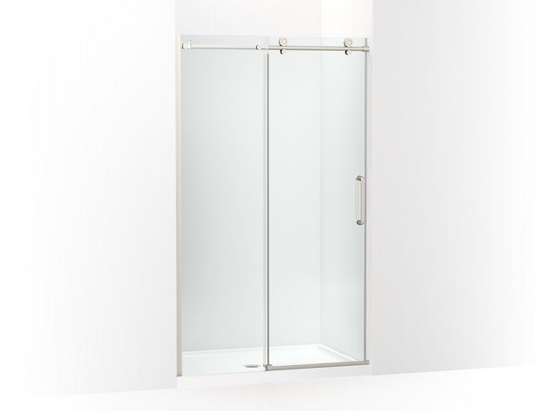 KOHLER K-707625-8L-BNK Cursiva Sliding shower door, 78" H x 44-1/8 - 47-7/8" W, with 5/16" thick Crystal Clear glass