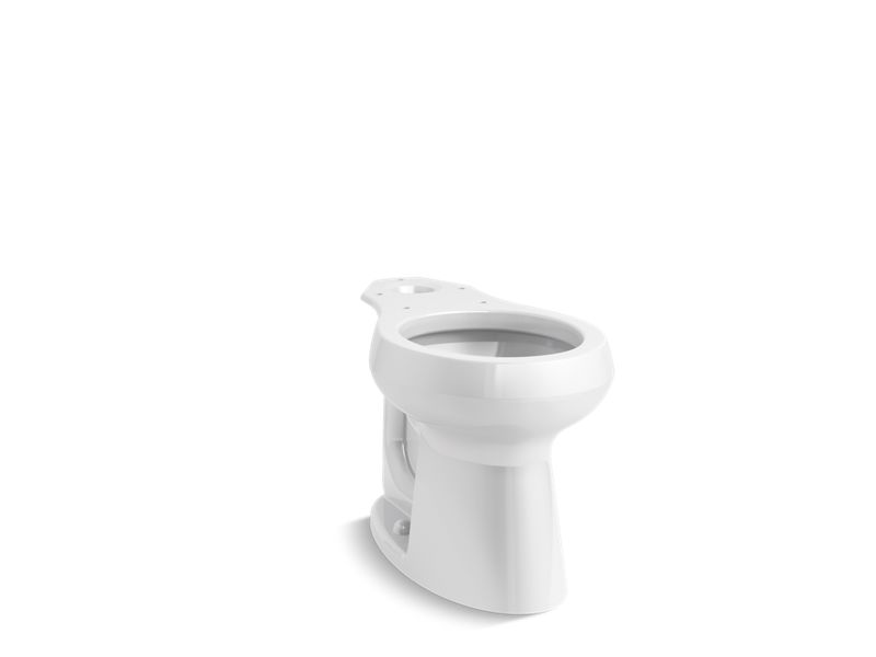 KOHLER K-5393-0 White Highline Round-front chair height toilet bowl