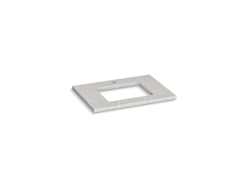 KOHLER K-28248-ESR Eternal Serena Silestone 31" quartz vanity top with rectangular cutout