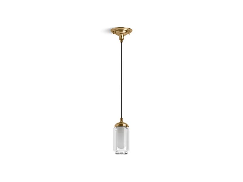 KOHLER K-22653-PE01-BGL Artifacts 4" Pendant In Moderne Brushed Gold