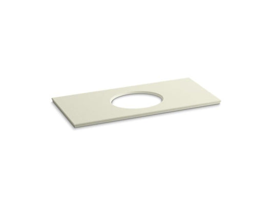 KOHLER K-5424-S35 Solid/Expressions 49" vanity-top with single Verticyl oval cutout