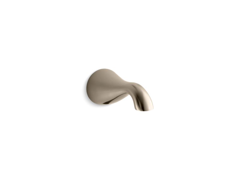 KOHLER K-16135-BV Revival wall-mount non-diverter bath spout