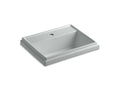 KOHLER K-2991-1-95 Tresham Rectangle Drop-in bathroom sink with single faucet hole