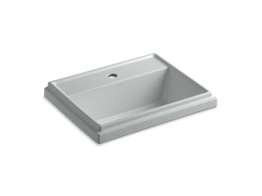 KOHLER K-2991-1-95 Tresham Rectangle Drop-in bathroom sink with single faucet hole