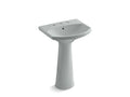 KOHLER K-2362-8-95 Cimarron Pedestal bathroom sink with 8" widespread faucet holes