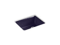 KOHLER K-5872-5UA1-DGB Riverby 25" Undermount Single-Bowl Kitchen Sink In Indigo Blue