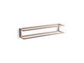KOHLER K-27352-RGD Draft 24" Towel Bar Frame In Vibrant Rose Gold