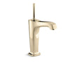 KOHLER K-16231-4-AF Margaux Tall Single-hole bathroom sink faucet with 6-3/8" spout and lever handle