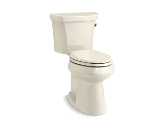 KOHLER K-76301-RA-47 Highline Comfort Height Two-piece elongated 1.28 gpf chair height toilet with right-hand trip lever