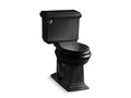 KOHLER K-3818-7 Memoirs Classic Two-Piece Elongated Toilet, 1.6 Gpf In Black Black