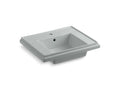 KOHLER K-2757-1-95 Tresham 24" pedestal bathroom sink basin with single faucet hole