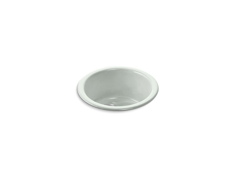 KOHLER K-6565-FF Sea Salt Porto Fino 18-3/8" diameter x 8-5/16" top-mount/undermount bar sink