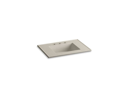 KOHLER Ceramic/Impressions K-2779-8-G85 Sandbar Impressions 31" Vitreous china vanity top with integrated rectangular sink