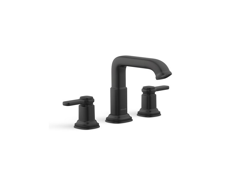 KOHLER K-R26585-4D-BL Numista Widespread bathroom sink faucet, 1.2 gpm In Matte Black