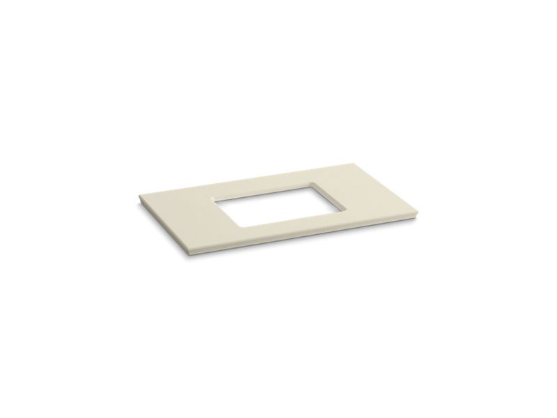 KOHLER K-5457-S34 Solid/Expressions 37" vanity-top with single Verticyl rectangular cutout