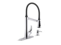 KOHLER K-R77764-SD-CP Arise Pull-down kitchen sink faucet with two-function sprayhead In Polished Chrome
