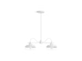 KOHLER K-23660-CH02-WHL Modern Farm 23" Linear Chandelier In Matte White