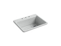 KOHLER K-8668-3A1-95 Riverby 27" Top-Mount Single-Bowl Kitchen Sink In Ice Grey