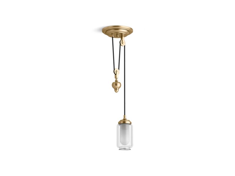 KOHLER K-22654-PE01-BGL Artifacts 4" Adjustable Pendant In Moderne Brushed Gold