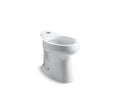 KOHLER K-4199-L-0 Highline Comfort Height Elongated chair height toilet bowl with bedpan lugs