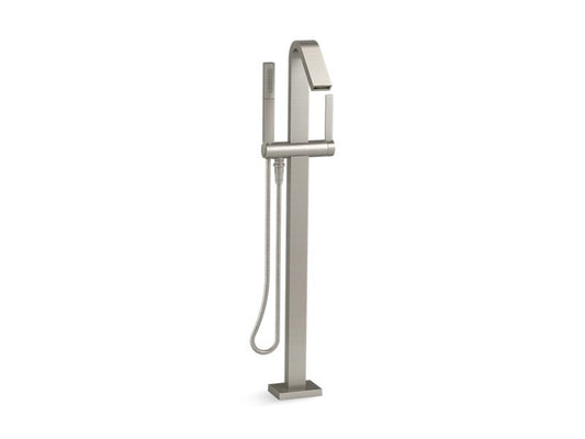 KOHLER K-T97330-4-BN Vibrant Brushed Nickel Loure Floor-mount bath filler trim with handshower