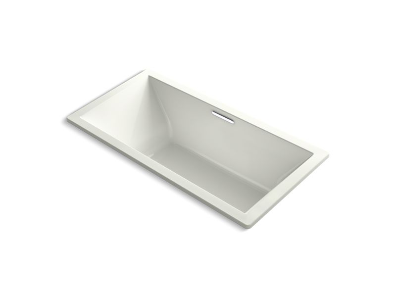 KOHLER K-1835-VBW-NY Dune Underscore 72" x 36" drop-in VibrAcoustic bath with Bask heated surface and center drain