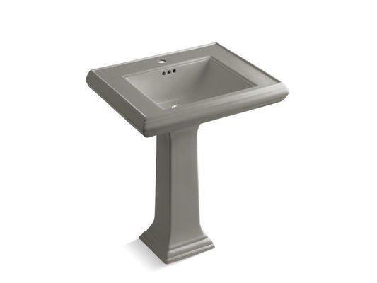 KOHLER K-2258-1-K4 Memoirs Classic Classic 27" pedestal bathroom sink with single faucet hole