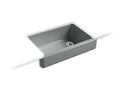 KOHLER K-5826-FT Whitehaven 32-1/2" x 21-9/16" x 9-5/8" Undermount single-bowl farmhouse sink
