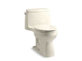 KOHLER K-3810-47 Santa Rosa Comfort Height One-piece compact elongated 1.28 gpf chair height toilet with Quiet-Close seat