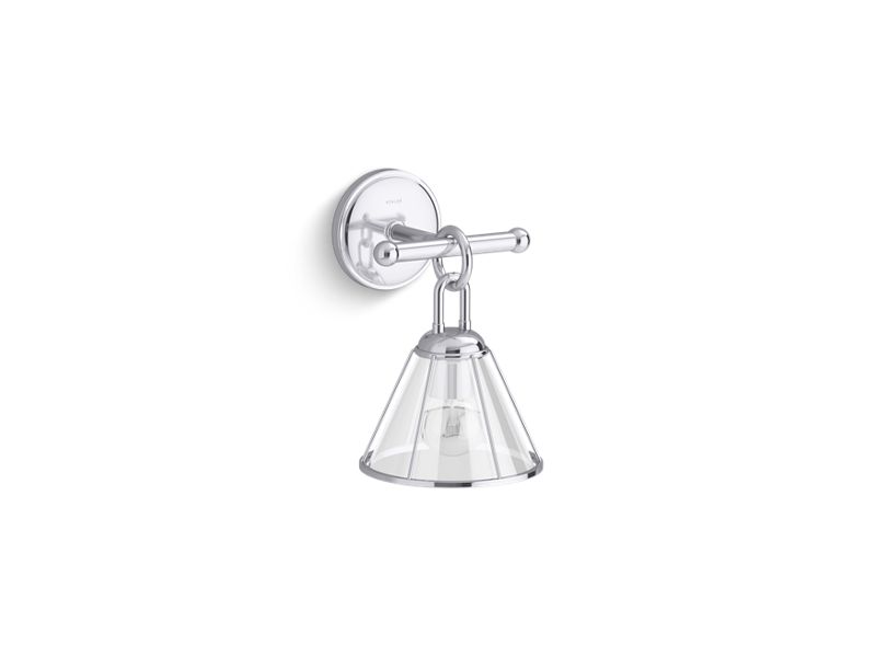 KOHLER K-27741-SC01-CPL Polished Chrome Terret 11" one-light sconce