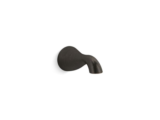 KOHLER K-16135-2BZ Oil-Rubbed Bronze Revival wall-mount non-diverter bath spout