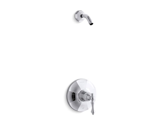 KOHLER K-TLS13493-4-CP Kelston Rite-Temp(R) shower valve trim with lever handle, less showerhead