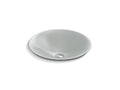 KOHLER K-7806-95 Carillon 17-3/4" Round Drop-In Bathroom Sink, No Overflow In Ice Grey