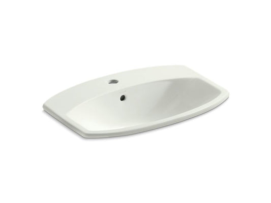 KOHLER K-2351-1-NY Cimarron Drop-in bathroom sink with single faucet hole