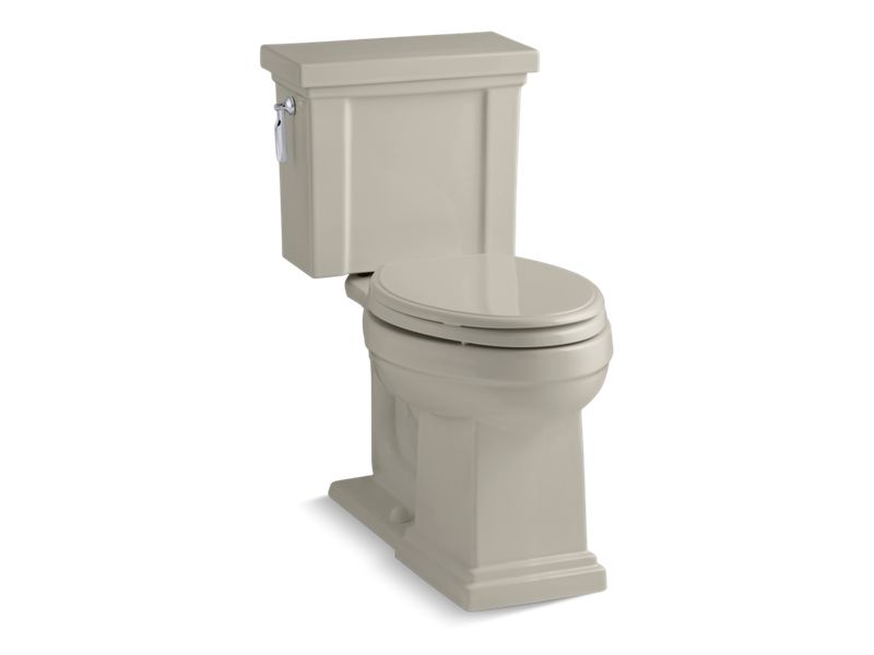 KOHLER K-3950-G9 Tresham Comfort Height Two-piece elongated 1.28 gpf chair height toilet