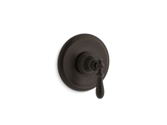 KOHLER K-T72769-9M-2BZ Oil-Rubbed Bronze Artifacts MasterShower temperature control valve trim with swing lever handle
