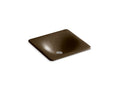 KOHLER K-2827-KA Iron/Tones 16-3/8" x 15-5/8" x 5-3/4" Drop-in/undermount bathroom sink