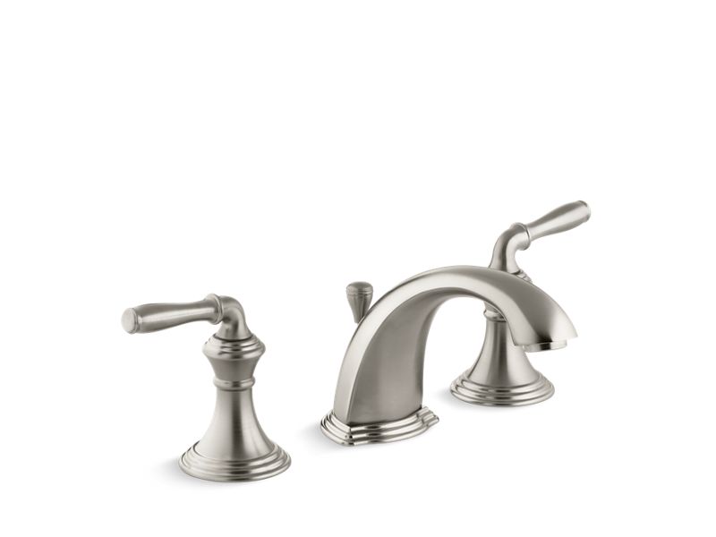 KOHLER K-394-4-BN Vibrant Brushed Nickel Devonshire Widespread bathroom sink faucet