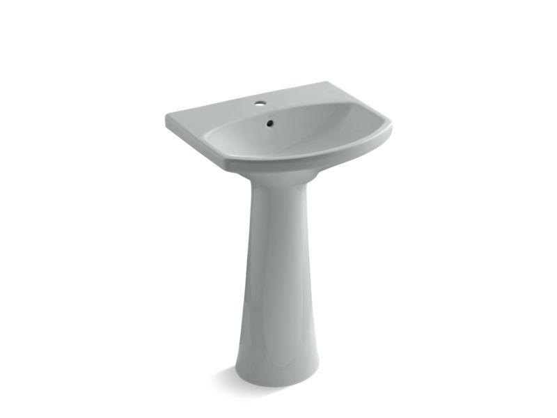 KOHLER K-2362-1-95 Cimarron Pedestal bathroom sink with single faucet hole