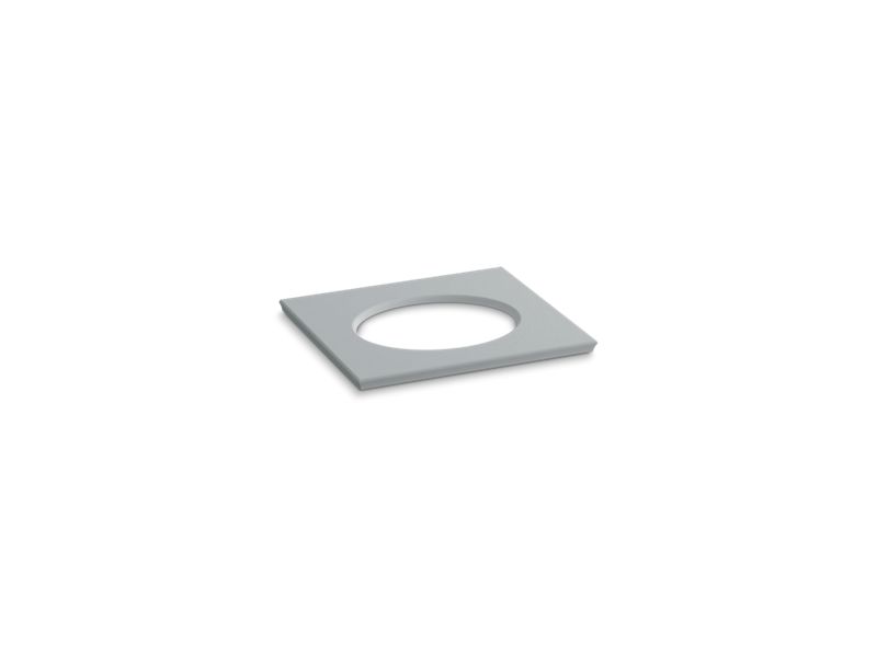 KOHLER K-5421-S36 Solid/Expressions 25" vanity-top with single Verticyl oval cutout