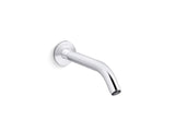 KOHLER K-T23890-CP Polished Chrome Components Wall-mount bathroom sink faucet spout with Tube design, 1.2 gpm