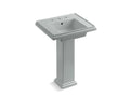KOHLER K-2844-8-95 Tresham 24" pedestal bathroom sink with 8" widespread faucet holes