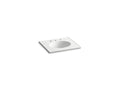 KOHLER K-2791-8-G81 Ceramic/Impressions 25" oval vanity-top bathroom sink with 8" widespread faucet holes