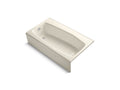 KOHLER K-713-47 Villager 60" x 34-1/4" alcove bath with left-hand drain