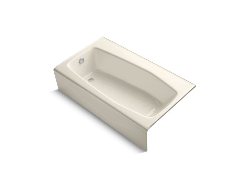 KOHLER K-713-47 Villager 60" x 34-1/4" alcove bath with left-hand drain